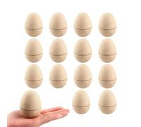 Paintable Easter Egg - Pastel Shatterproof DIY, 15-Pieces Spring Holiday Decorative Eggs, Scratch-Free Creative Play | Reusable Paper Craft Kit | Eco-Friendly Egg Hunt Fillers For Kids Children Desk