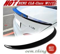 Painted Black Fits Mercedes Benz CLA W117 Coupe A Type Trunk Spoiler 2019