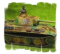Painted - Carro Armato Panther - 28Mm WW2 - Seconda Guerra Mondiale Bolt Action