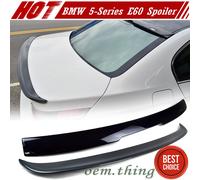 Painted Fit FOR BMW E60 4D Sedan A Rear Roof + Trunk Spoiler 5-Series 550i