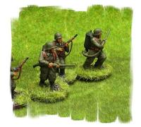 Painted German Flame Throwers (4 Men) - 28mm WW2 - World War II - bolt action