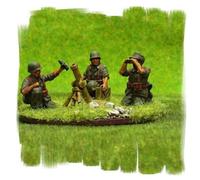 Painted German Medium Mortaio Team - 28mm WW2 - World War II Bolt Action