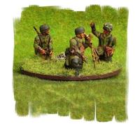Painted - German Paratrooper FJ Mortar Team - 28mm World War II Bolt Action