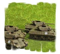 Painted - Plotone US M-10 Wolverine (4 Vehicles) 15mm WW2 Flames of War