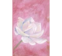 Painted Rose Pink Notebook: 6x9 100 paged lined notebook