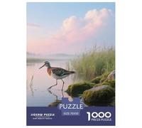 Painted Snipe 1000 Pezzi Puzzle Da Facile A Medio Per Principianti Riconoscimento Delle Forme Allenamento Visivo Bird Regalo Di Compleanno 70x50cm/1000pcs