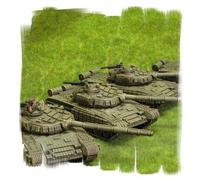 Painted Soviet T-72B Platoon (4 Tanks) - 15Mm Ww3 - Team Yankee