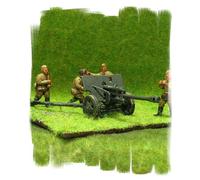 Painted Soviet ZIS-3 Gun And Crew - 28mm WW2 World War II bolt action
