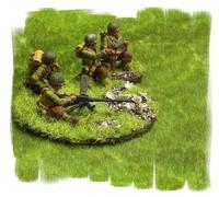 Painted US HMG Team - 28mm WW2 - World War II Bolt Action