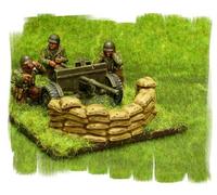 Painted - US M3 37Mm Gun And Crew - 28Mm WW2 - World War II Bolt Action