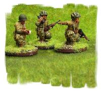Painted US Parachute Forward Observers - 28mm WW2 World War II Bolt Action