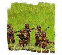 Painted US rifle squad ( B. A. R. X 2) - 28mm WW2 - World War II - bolt action