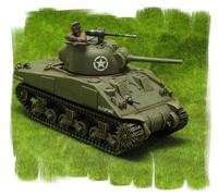 Painted US Sherman 75mm Sherman Tank - 28mm WW2 - World War II Bolt Action