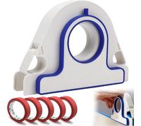 Painters Tape Applicator,Masking Master Tape Dispenser with Scraper with 1mm Spacing,Masking Paint Tape Applicator Set for Painting Trim, Wall and Floor Painting (1pcs+Red Tape)