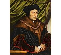 Painting Antique Holbein Junior Minister Sir Thomas More Art Print Poster Wall Decor 12X16 Inch Pittura antico Manifesto Parete