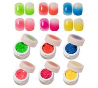 Painting Gel for Nails, 6-Color Pat Set, Striping Gel for Drawing Designs, Sponging Nail Design Polish, for Manicure, Spring Looks, Home Beauty Care, Birthday Styling