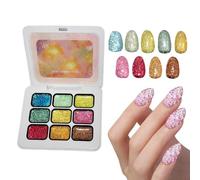 Painting Gel for Nails | 9-Color Glitter Drawing Cosmetics