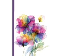 Painting of wild flower: Work Notebook, Funny Office Gift for Women, Coworker, Boss, Secret Santa Gag Gift (Blank Lined Journal)