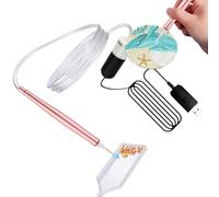 Painting Pen, Pittura Gem Dotting Art Electric Pen, Portable Craft Accessories, USB Automatic Applicator, for Kindergarten Team Activity, Personal Crafting Projects