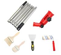 Painting Roller Kit, Adjustable Paint Roller Set With Extender Pole, Premium Brush, Versatile Tool for Walls, Cabinets, Fences, Decks, Doors, Crafts, Renovation, Interior, s, Projects