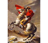 Wee Blue Coo Paintings Portrait Napoleon Bonaparte Emperor France Alps Horse Art Print Poster Wall Decor 12X16 Inch Dipinti Ritratto Francia Alpi Cavallo Manifesto Parete