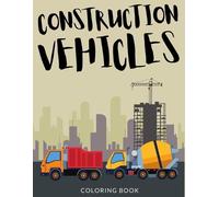 Painto Lab Construction Vehicles Coloring Book (Tascabile)