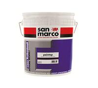 Paintop IDROPITTURA LAVABILE al QUARZO per Esterno MARCROMIE BASE BIANCO 1L