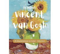 PAINTPAD Vincent Van Gogh 25 Masterpieces To Color - Volume 1