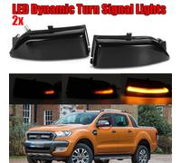 Paio Copertura Specchio Dinamico Indicatore Luce LED Per Ford Everest 2015-2019