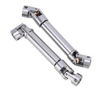 Paio di Alberi di Trasmissione RC, Universale in Acciaio Inossidabile, Accessori per RC, 1/10 90-125 mm, Compatibile con Il cingolo di Controllo, for Modellismo RC, Hobby e Passionisti
