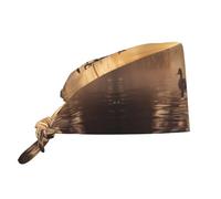 Paio di anatre reali galleggianti anti sudore e traspirante cappello da lavoro - adatto per cantieri, giardinaggio, lavoro all'aperto, nero