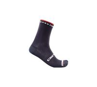 CASTELLI Rosso C. Pro 15 Sock, Calzini da Ciclismo Uomo/Donna, Traspiranti e Leggeri, Alta Performance e Comfort, Ideali per Allenamenti e Competizioni