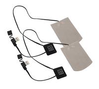 Paio Di Calzini Elettrici In Fibra Composita Con Film USB Di Riscaldamento Uniforme Resistenti Lavabili Con Regolazione Di Temperatura A Tre Ingranaggi Ideali Per Sport Esterni Inverno