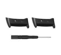 paio di connettori per cinturino in metallo con cacciavite, compatibili con Garmin Forerunner 45/45S/Swim, diametro interno 2,20 mm