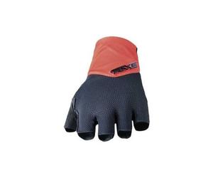 Paio di guanti corti five rc1 rosso nero