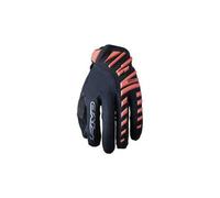 Paio di guanti lunghi five enduro air fluo rosso nero