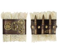 PAIO DI POLSINI STEAMPUNK IN PIZZO -widmann