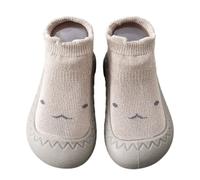 paio di scarpine per neonati, con suola in gomma morbida e antiscivolo, ideali per i primi passi di bambini e bambine (12,6 cm).