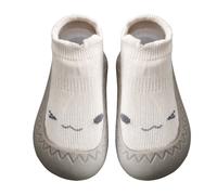 paio di scarpine per neonati, con suola in gomma morbida e antiscivolo, ideali per i primi passi di bambini e bambine (12,6 cm).