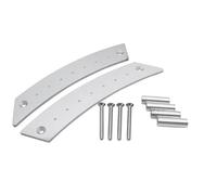 Paio di set di maniglie per porte in metallo per Maggiolino 1998-2010, maniglie di per porte interne Gruppo Maniglia Interna Portiera( Silver)