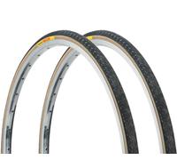 Paio - Panaracer Pasela Pneumatici 27x1-1/4 " Nero / Tan Gum Filo 630 da Iso