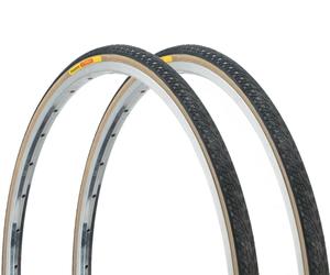 Paio - Panaracer Pasela Pneumatici 27x1-1/4 " Nero / Tan Gum Filo 630 da Iso