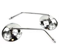 Paio Specchietti Cromo per Kawasaki Bj 250 El 250 En 450 Z 650 550 440 252