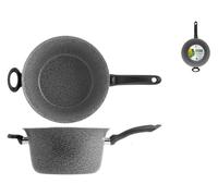 Paiolo 1 Manico Antiaderente 'stone' Cm26 HOME in alluminio