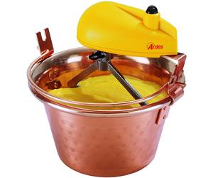 Paiolo elettrico in rame mescolatore per polenta e marmellate Ardes