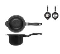 Paiolo H&H in pietra antiaderente 18 cmanico in bakelite