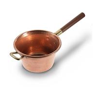 PAIOLO IN RAME 32 CM MANICO IN LEGNO | CREARTISTIC