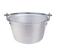 Paiolo per Polenta con Manico ad Arco Diametro 26 cm - Linea Alluminio 3 mm