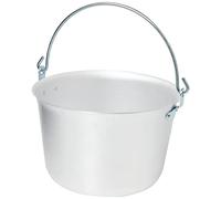 Paiolo per Polenta con Manico ad Arco Diametro 36 cm - Linea Alluminio 3 mm