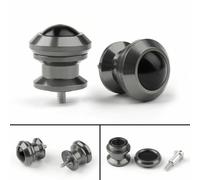 Pair 6mm Percellone Slider bobine Per Yamaha MT01 MT09 YZF-R3 R1 MAX 530 Titanio